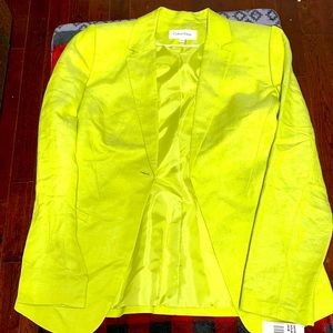 Calvin Klein Green Suit Jacket
